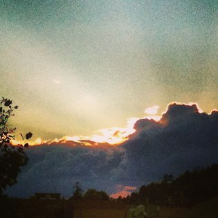 migraine sunset (c) 2013 Holly Troy