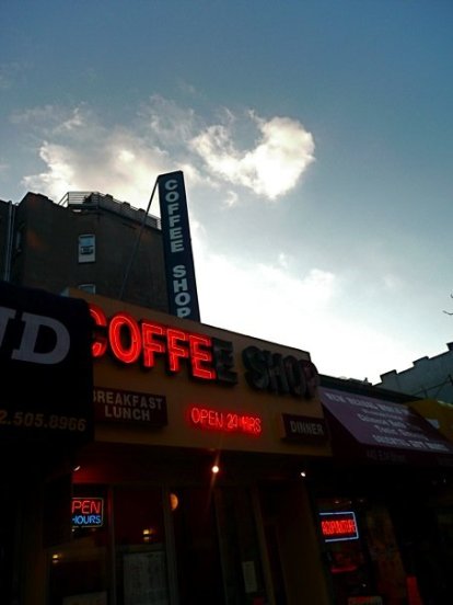east village coffee shop (c) 2009 Holly Troy