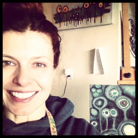 me in the studio © 2015 Holly Troy
