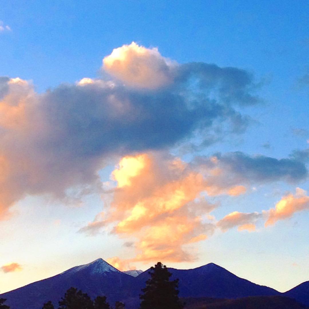 sunset from the studio © 5:13:15 Holly Troy