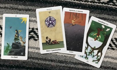 The fool and clarifying spread © Holly Troy 4.1.2019