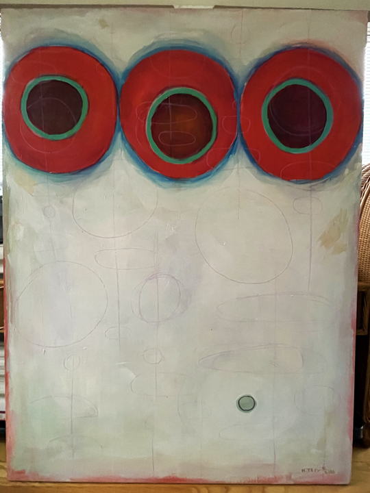 dirty painting gets new life © Holly Troy 2022